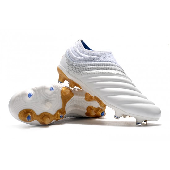 Adidas Copa 19 FG White Gold Soccer Cleats - Adidas Copa_05 For Sale